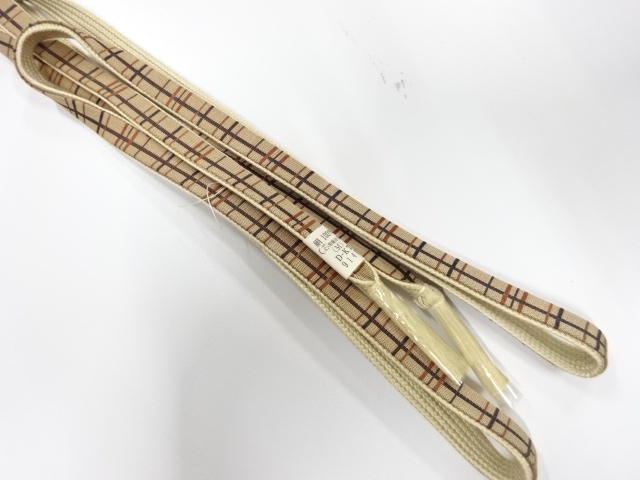 未使用品　正絹　手組帯締め